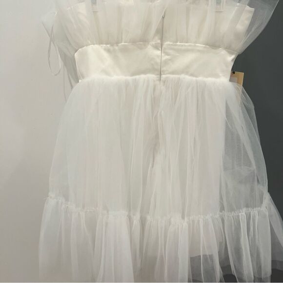 Katie May White Strapless Sundress Mini - Picture 5 of 8